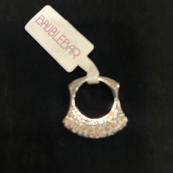 BRAND NEW Baublebar Womens Cubic Zirconia Silver Ring, Size 6 - Picture 6 of 6